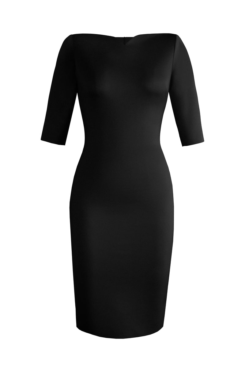 Pencil Dress with Half Sleeves