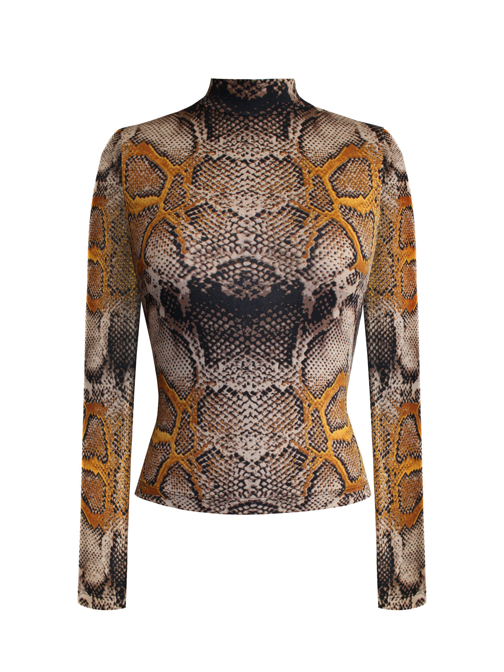 Snake Skin Pattern Top – L'MOMO