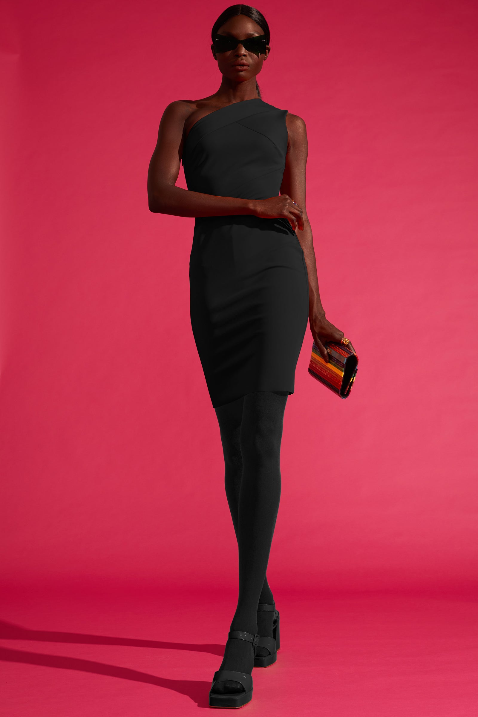 Asymmetrical Bodycon Dress – L'MOMO