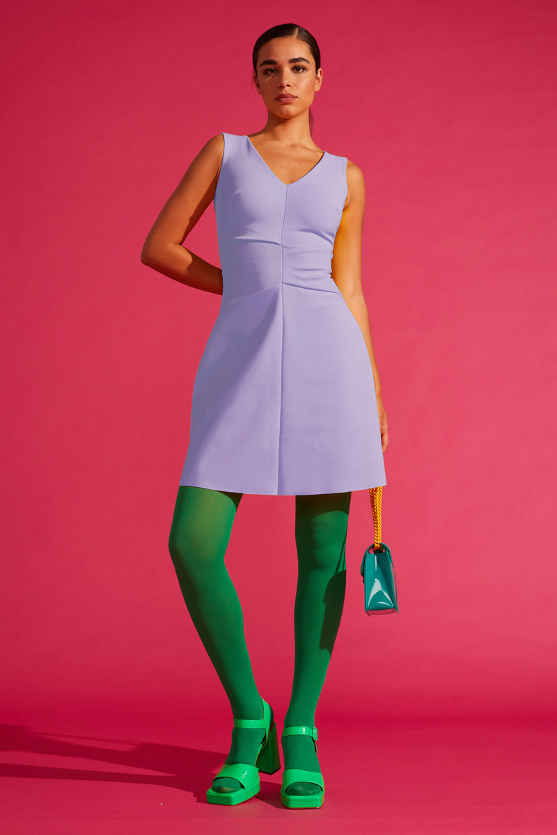 A-Line Cocktail Dress with Soft Accent Folds