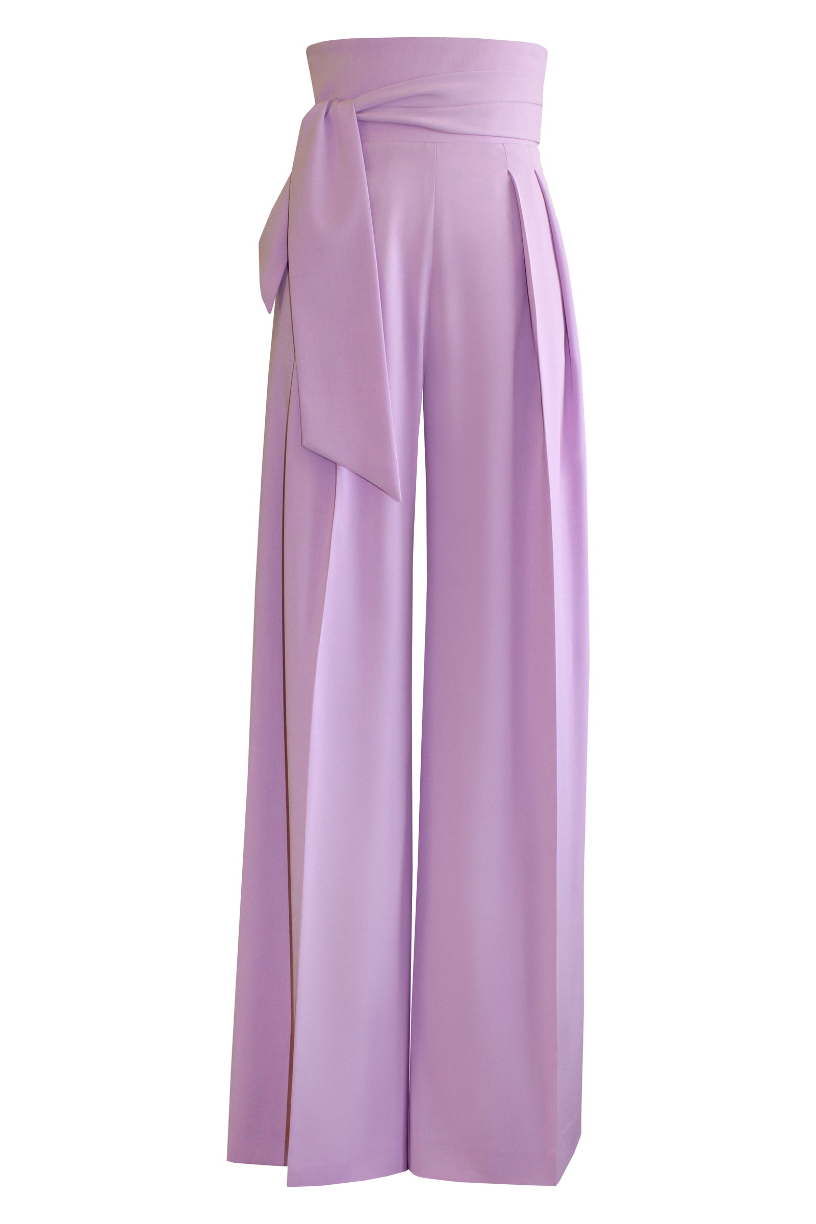 Ultra High Waist Palazzo Pants 6 Lavender