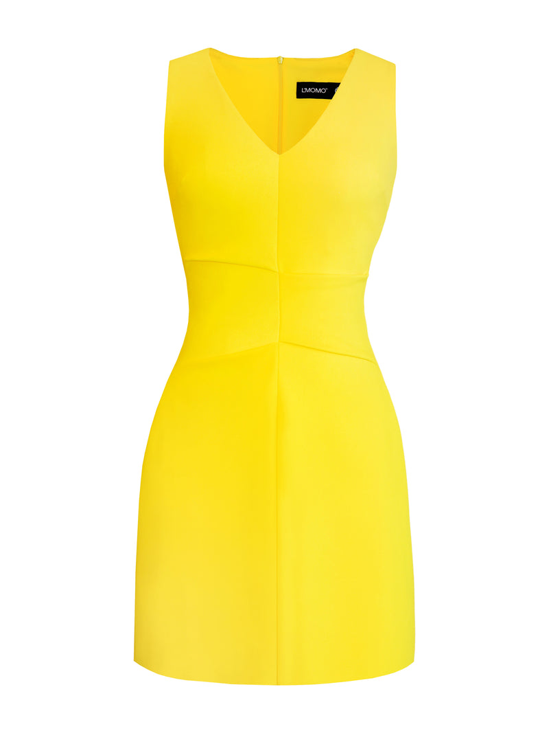 A-Line Cocktail Dress with Soft Accent Folds