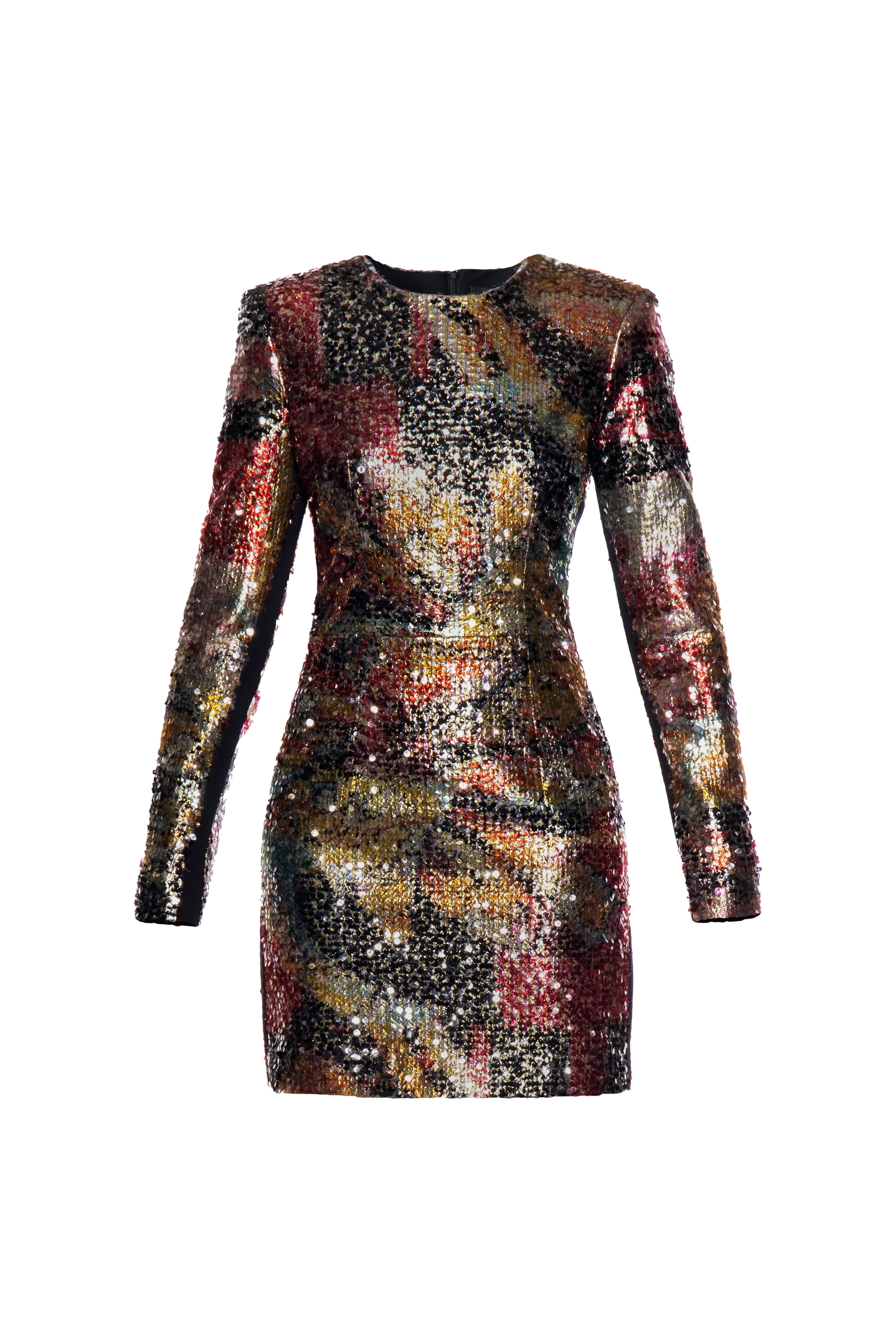 Metallic Sequin Mini Dress – L'MOMO
