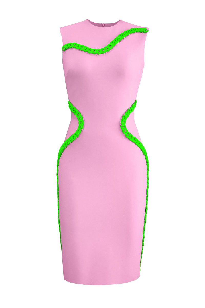 clean cut dress Clean Cut Satin Halterneck Gown - Carob