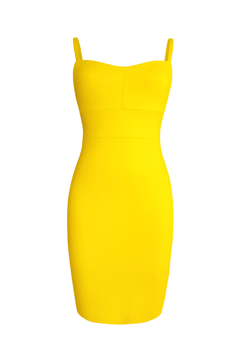 Bodycon Dress with Shoulder Straps