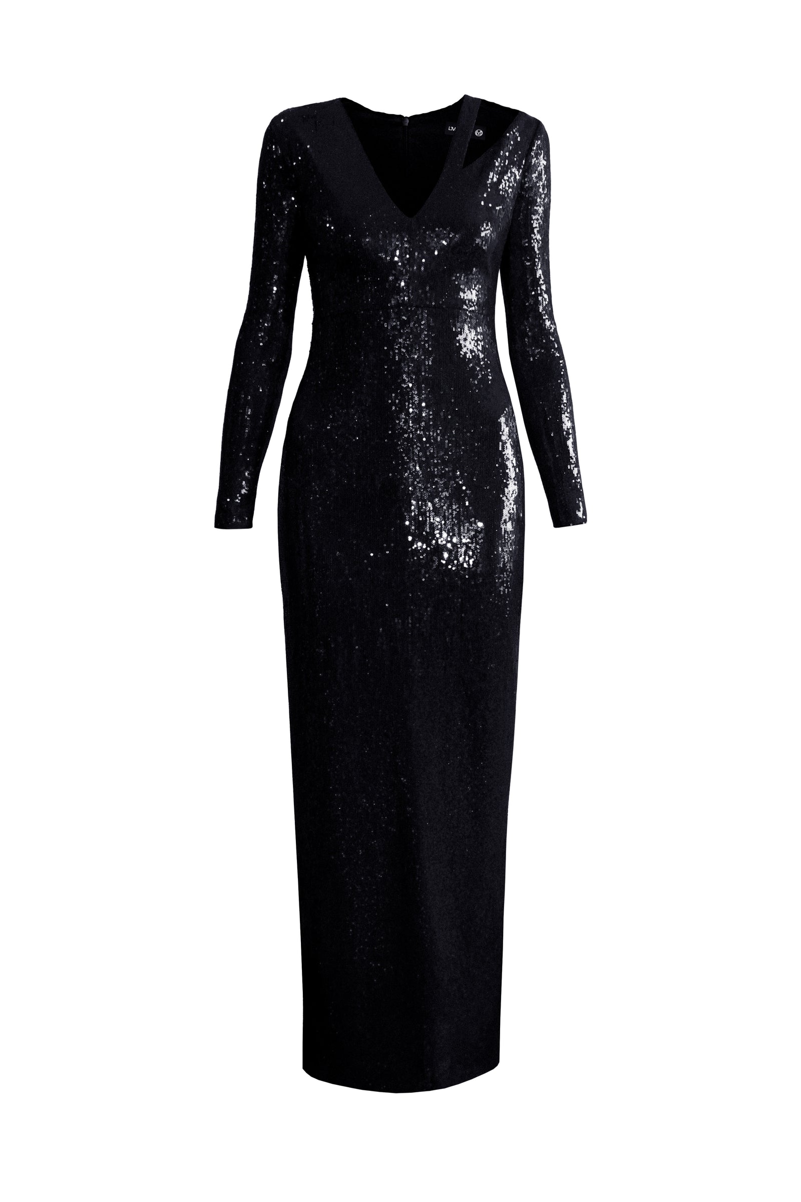 long sleeve sequin dress canada Long Sleeve Sequin Gown – L'MOMO