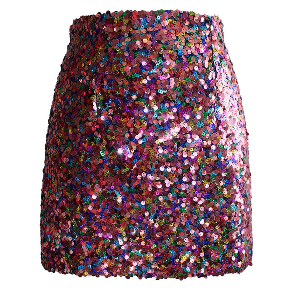 VIP【関税送料無料】希少 Sportmax Toano Sequined Skirt Sequinned pencil skirt, shaded black | Sportmax