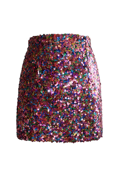 Sequined Mini Skirt – L'MOMO