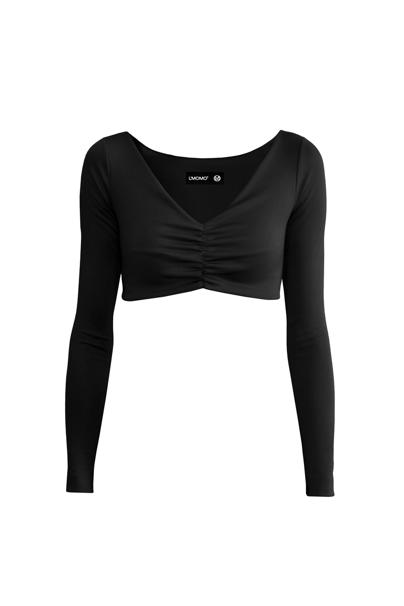 Centre Ruched Cropped Top